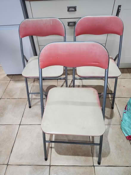 Photo of free Folding Chairs x 3 (Belper DE561) #1