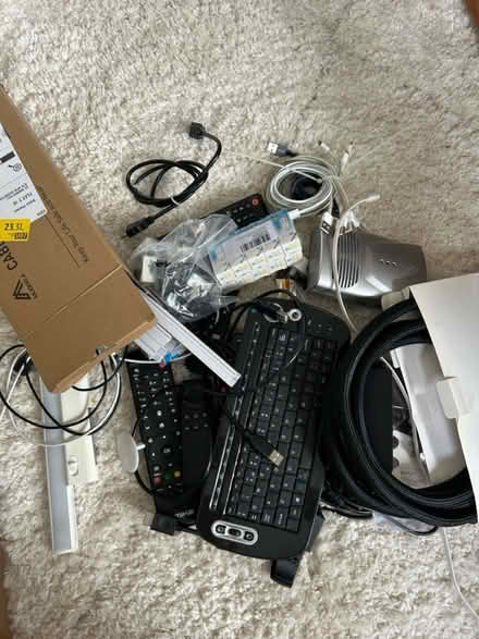 Photo of free Bag of cables and tech (Surbiton) #1