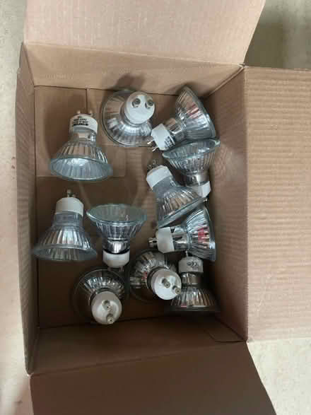 Photo of free 11 x GU 10 halogen bulbs (Heswall CH60) #1