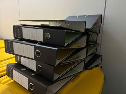 Photo of free 16 Lever arch folders (Thornbury, just off High St.) #1