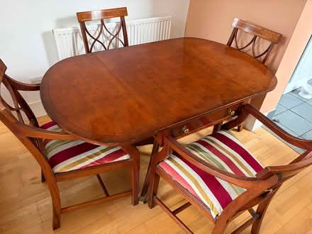 Photo of free Vintage 4 seater table + chairs (Princes Park L8) #1