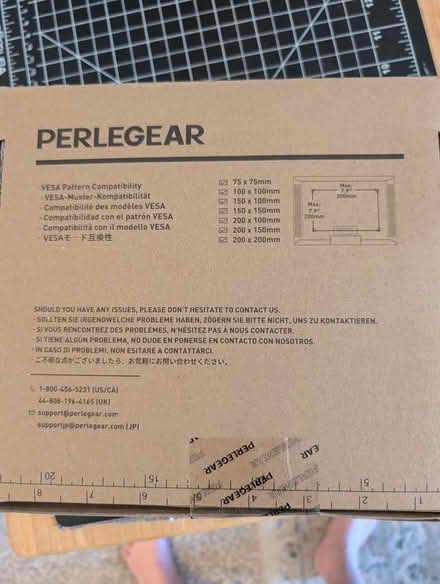 Photo of free Perlgear Full Motion TV Mount (Hamilton Twp) #2