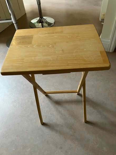 Photo of free Small wooden folding table (Hove BN3) #1