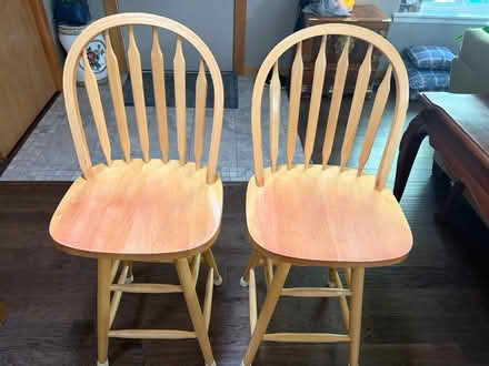 Photo of free Two Swiveling Barstools (South Hill, Spokane) #1