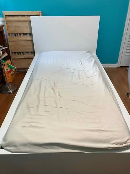 Photo of free Single bed frame and mattress (Swarthmore) #2
