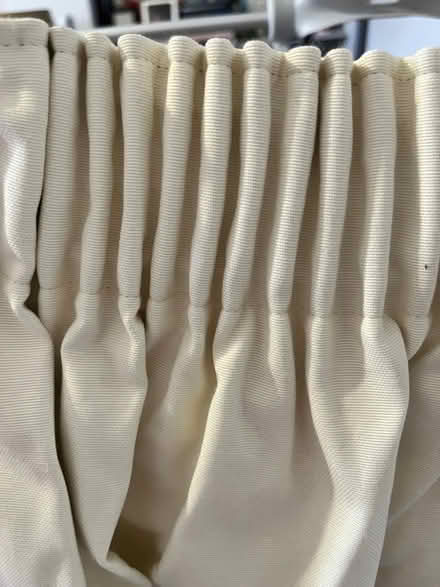 Photo of free Set of white blackout curtains (Farnaby Rd) #2