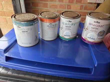 Photo of free various paints and varnish (Baldock, Clothall Common SG7) #4