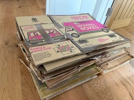 Photo of free Moving boxes 10 small (Marston OX3) #1