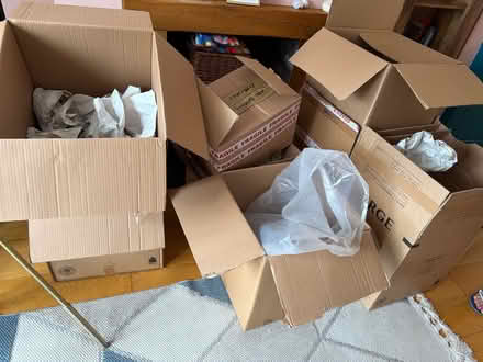 Photo of free moving boxes & paper (Allington Road BS3) #1