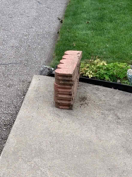 Photo of free 6 red straight borders (newmarket, ontario) #1
