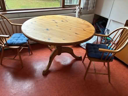 Photo of free Pine kitchen table (Dundrum) #1