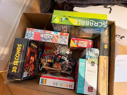 Photo of free Box of games & puzzles - board games - scrabble - azul (Highbury N5) #1