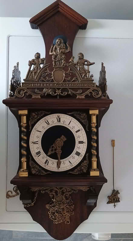 Photo of free An Old Dutch Works Clock (not working requires repair) (Barbourne WR3) #4