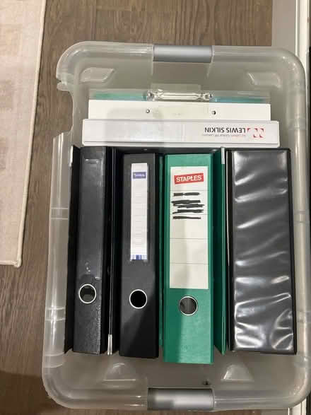 Photo of free Office / School binders (Fulham Palace Rd SW6) #4