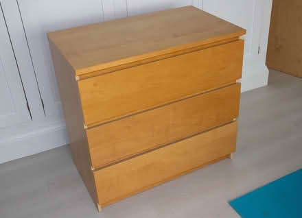 Photo of free Two* 3 drawer Malm units (Western Park LE3) #1