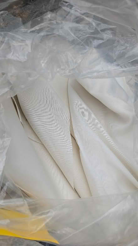 Photo of free Ivory Trevira fabric (polyester) (Gorse Hill GU22) #1