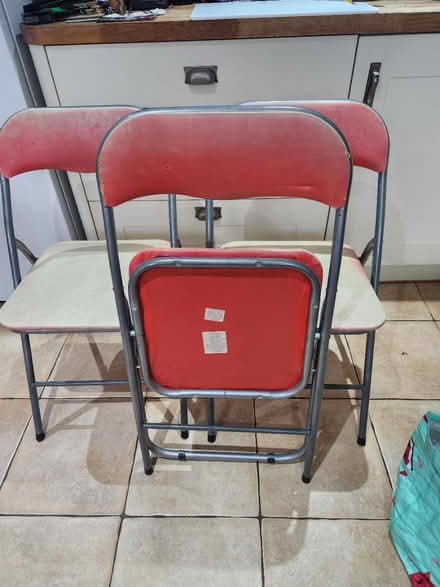 Photo of free Folding Chairs x 3 (Belper DE561) #2