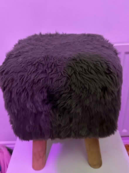 Photo of free Gray Fluffy stool (South Shields NE33) #2