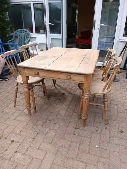 Photo of free Cottage style pine table and chairs (Caerwent NP26 5 AL) #1