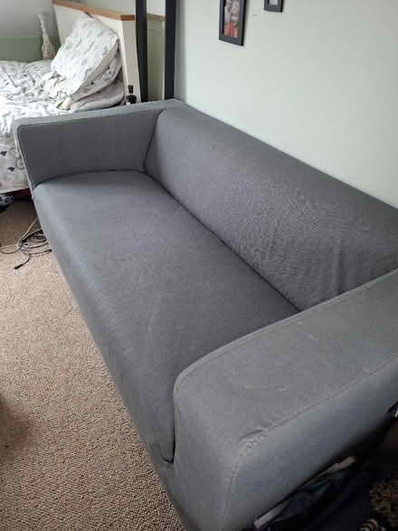 Photo of free IKEA Klippan grey sofa (Kedleston Road DE22) #2