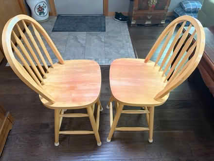 Photo of free Two Swiveling Barstools (South Hill, Spokane) #3