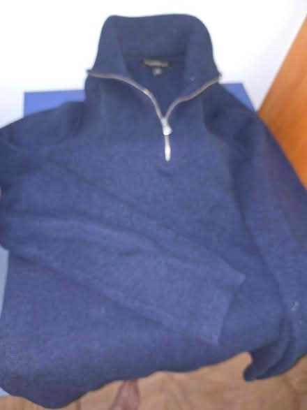 Photo of free Mens' small cotton quarter zip (Maple Leaf / Northgate) #1