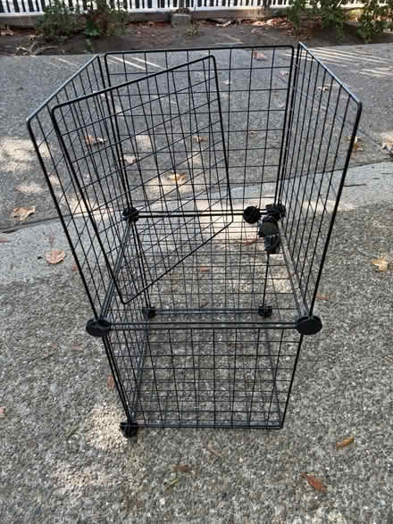 Photo of free Metal wire storage cube (1075 Valencia Avenue) #1