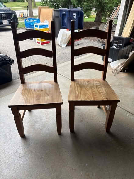 Photo of free Wood Chairs (Providence Subdivision, Elgin) #1