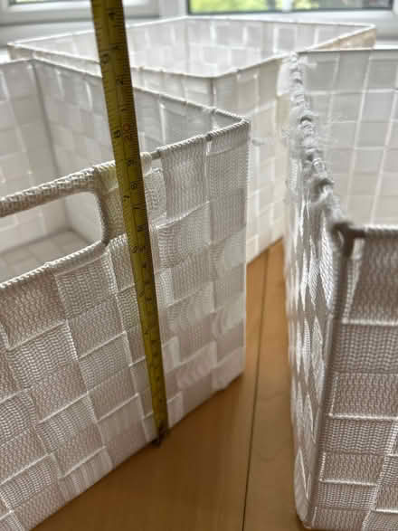 Photo of free 3 woven nylon storage baskets (KT70) #3