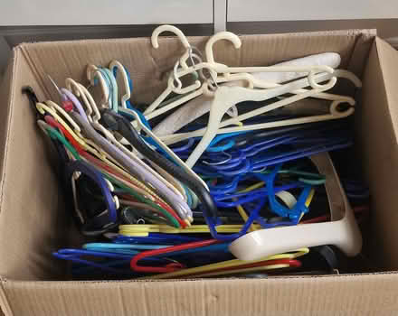 Photo of free Box of coat hangers (Banner Cross, Sheffield) #1
