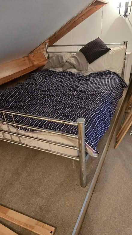 Photo of free King bed and mattress (AL3) #1
