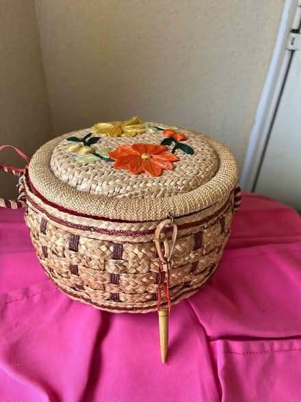 Photo of free Vintage sewing basket (Leckhampton GL50) #2