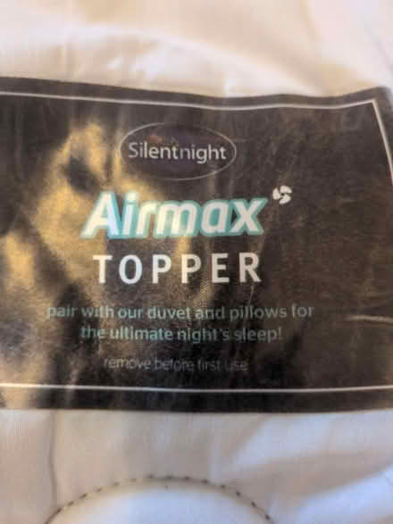 Photo of free Silentnight double Airmax topper (Caversham RG4) #1