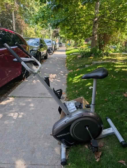 Photo of free Curb find: exercise bike (237 Fern Avenue) #1