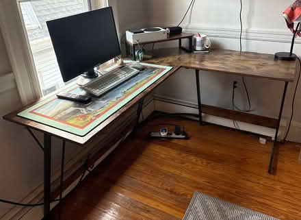 Photo of free L shape desk (Ball square) #2