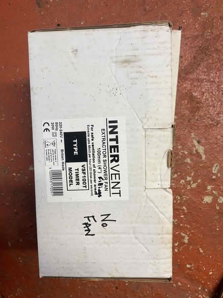 Photo of free Extractor fan fittings (Sevenoaks TN13) #2