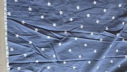 Photo of free Curtain (blue with white stars) (Trowbridge BA14) #2