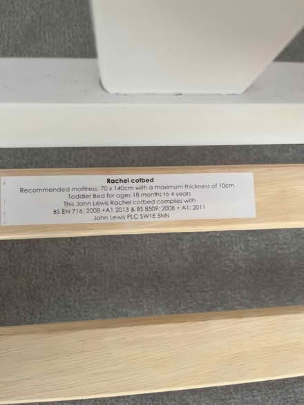 Photo of free Toddler bed / cot bed (Royal Berks Area RG1) #3