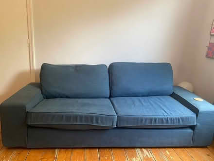 Photo of free Navy ikea sofa (Near dundrum) #2