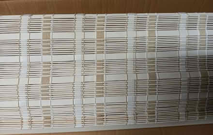 Photo of free 4 new Chicology bamboo roman shades (Falls Church) #3