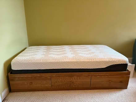 Photo of free twin bed frame with drawers (NE Capitol Hill) #2