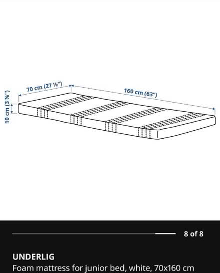 Photo of free IKEA Kids Mattress (Sydenham SE26) #3
