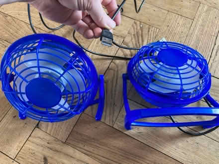 Photo of free Mini desk fans (SW16 Norbury, Green Lane) #1