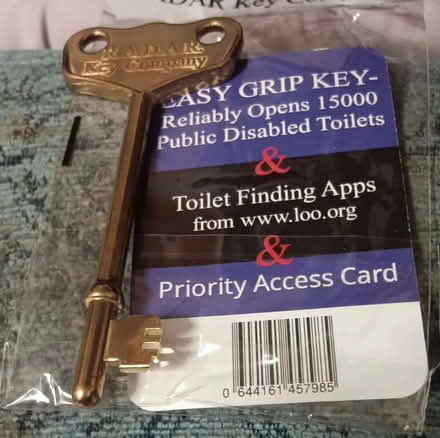 Photo of free Disabled Toilet Key ,ID Bracelet +ID Concealer (Allington NG32) #1