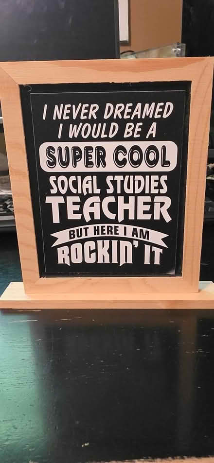 Photo of free Teacher signs (13 1/2 and Farmington) #1