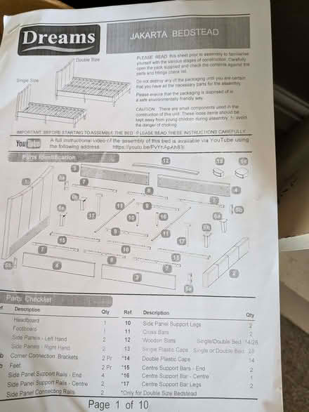 Photo of free Single bed frame (Cloughton YO13) #3