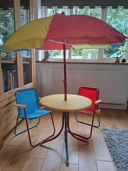 Photo of free Children's Outdoor Table & Chairs Set (Woodley RG5) #1
