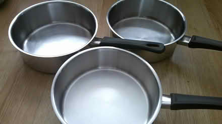 Photo of free Set of 3x saucepans (Great Sankey, WA5) #2