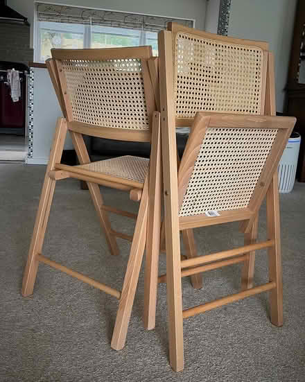 Photo of free 2 X folding Chairs (Llanbister Road LD1) #4