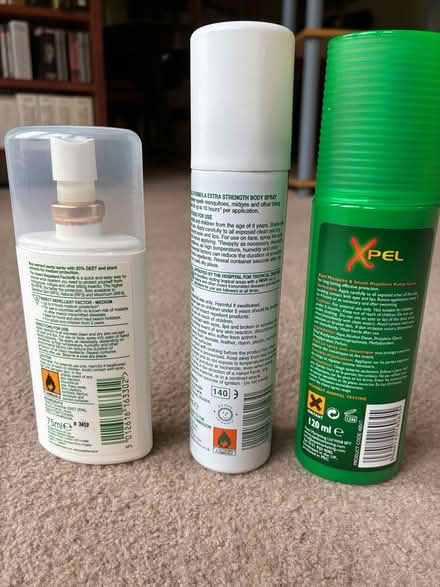 Photo of free Insect repellant sprays (Great Boughton CH3) #2